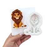 Molde de Silicone Rei Leao Simba Jovem para decorar Doces