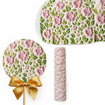 Rolinho Marcador de Textura Flores para Decorar Doces