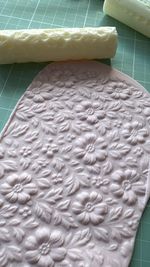 Rolinho Marcador de Textura Flores para Decorar Doces