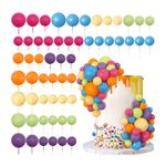 Kit Cake Topper / Topo de Bolo Bolas Perolas Escolha a Cor