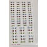 Olhos Comestiveis Safari Micro pp e p 0052 PP 72 Pares