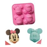 Forma de Silicone Minnie p/ Doces,Velas, Resina e Sabonete