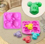 Forma de Silicone Minnie p/ Doces,Velas, Resina e Sabonete