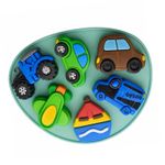 Molde de Silicone Transporte c/ Vários Designs Doces,Velas Resina e Sabonete