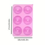 Molde de Silicone Donuts p/ Doces,Velas Resina e Sabonete