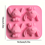 Forma de Silicone Stitch p/ Doces,Velas Resina e Sabonete