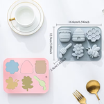 Molde de Silicone Abelha Colmeia Doce,Vela Resina e Sabonete