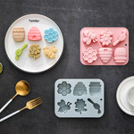 Molde de Silicone Abelha Colmeia Doce,Vela Resina e Sabonete