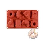 Molde de Silicone Pote Geleia Doces,Velas Resina e Sabonete
