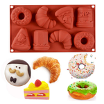 Molde de Silicone Pote Geleia Doces,Velas Resina e Sabonete