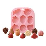 Molde de Silicone  Frutas  Doces,Velas Resina e Sabonete 