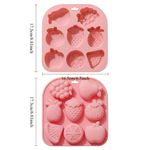 Molde de Silicone  Frutas  Doces,Velas Resina e Sabonete 