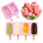 Forma De Silicone Picolé  Sorvete  4pcs