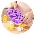 Molde de Silicone Numero Doces,Velas Resina e Sabonete