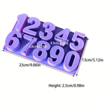 Molde de Silicone Numero Doces,Velas Resina e Sabonete