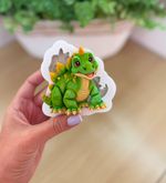 Molde De Silicone Estegossauro  Triceratops 6x8cm para Doces