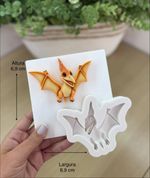 Molde De Silicone Dinossauro  Pteranodonte 7x8cm p/Doces