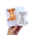 Molde de Silicone Rei Leão Nala 8cm para Decorar