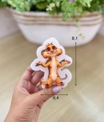 Molde de Silicone Rei Leão Timão 8cm para Decorar