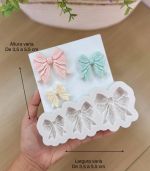 Molde de Silicone 3 Laços Com Renda para Decorar 
