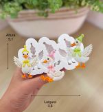 Molde de Silicone 3 Gansos Patos  para Decorar 4.5cm
