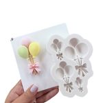 Molde de Silicone 4 Balões para Decorar Doces
