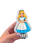 Molde De Silicone Alice no Pais das Maravilhas p Decorar 