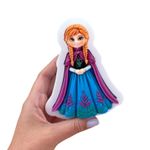 Molde de Silicone Ana Frozen para Decorar Doces 10cm