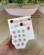 Molde de Silicone Mini Doces Brigadeiro  Suspiro p Decorar