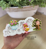 Molde De Silicone Aplique Jardim Patinho Arvore Regador