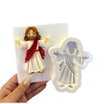 Molde De Silicone Jesus Pascoa Para Decorar 9x8cm