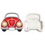 Molde de Silicone Fusca 3D Carro para Decorar Doces