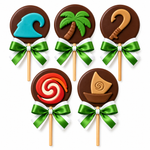 Kit de Cortadores Itens da Moana 5cm
