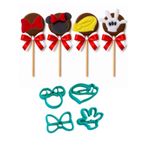 Cortador Turma do Mickey - Roupa da Minnie 3cm