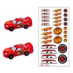 Olhos Comestiveis Carros McQueen 30 Un Papel Arroz