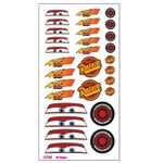 Olhos Comestiveis Carros McQueen 30 Un Papel Arroz