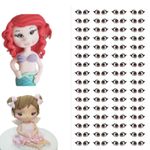 Olhos Comestiveis Papel Arroz Boneca Lua PP 64 Pares