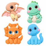 Olhos Comestiveis Dinossauro Baby Papel Arroz 44 Pares