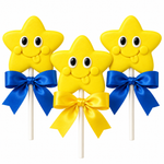 Cortador Ursinho Carinhoso Estrela 5x4cm para Pirulitos