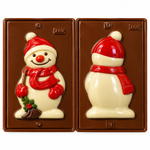 Forma Boneco de Neve 3D Para Decorar Natal