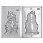 Forma Boneco de Neve 3D Para Decorar Natal