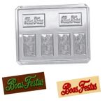 Forma De Acetato Boas Festas Natal Plaquinha 6x4cm