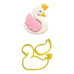 Cortador Pato com coroa 5cm para Decorar Doces