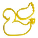 Cortador Pato com coroa 5cm para Decorar Doces