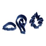 Kit Cortadores 2 Flamingo e Folha Tropical 3cm Brigadeiro