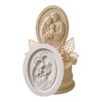 Molde de Silicone Religião Sagrada Familia  9cm