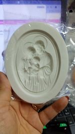 Molde de Silicone Religião Sagrada Familia  9cm