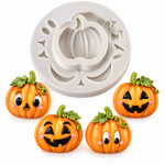 Molde de Silicone Halloween - Abóbora Dia Das Bruxas