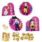 Kit Cortadores Guerreiras do K Pop 7cm para Doces