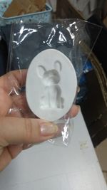 Molde de Silicone Rosto Cachorro Bulldog Frânces Mod 2